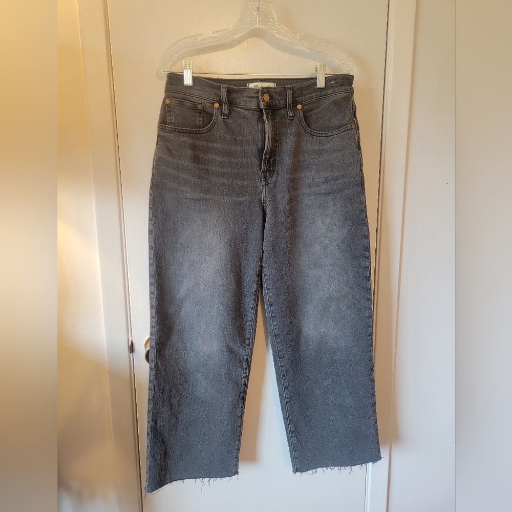Madewell perfect vintage wide leg crop jeans size 29